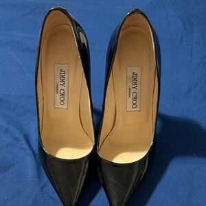 Jimmy Choo Glossy Black Heels